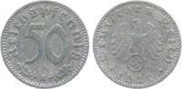 Drittes Reich 50 Reichspfennig 50 Reichspfennig - mit Hakenkreuz -