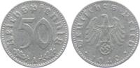 Drittes Reich 50 Reichspfennig 50 Reichspfennig - mit Hakenkreuz -