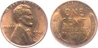 USA 1944 D 1 Cent - Lincoln Wheat f.st fleckig