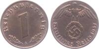 Drittes Reich 1 Reichspfennig 1 Reichspfennig - mit Hakenkreuz -