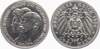 Anhalt 3 Mark Friedrich II. (1904-1918) - Silberne Hochzeit -
