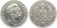 Preussen - Kaiserreich 2 Mark Kaiser Wilhem II. - großer Adler (1888-1918) -