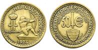 Monaco 50 Centimes Louis II. - Herkules mit Bogen -