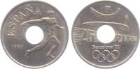 Spanien 25 Peseten Olympische Spiele 1992 in Barcelona - Diskus -