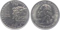 USA 1/4 Dollar - Quarter New Hampshire -