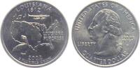 USA 1/4 Dollar - Quarter Statehood Louisiana - Purchase - Trompete - Musik - Vögel -