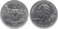 USA 1/4 Dollar - Quarter Statehood Tennessee - Musical Heritage - Musik -