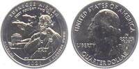 USA 1/4 Dollar - Quarter Alabama - Tuskegee Airman - Flugzeuge - Luftfahrt -