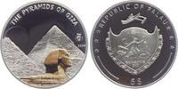 Palau 5 Dollars Pyramiden von Giseh in Farbe - aus der Serie: Die Weltwunder -
