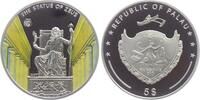 Palau 5 Dollars Zeusstatue Peleponnes teilcoloriert - aus der Serie: Die Weltwunder -