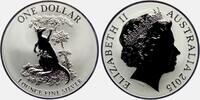 Ausstralien 1 Dollar Känguru - 1 Silberunze -