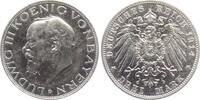 Bayern - Kaiserreich 3 Mark König Ludwig III. von Bayern (1913-1918) -