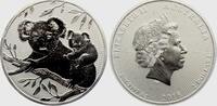 Australien 2 Dollar 2 Unzen Feinsilber - Koala mit Jungtier -