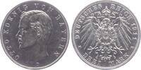 Bayern - Kaiserreich 3 Mark König Otto von Bayern (1886-1913) -