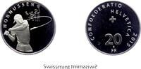 Schweiz 20 Franken Hornussen -