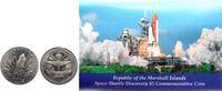 Marshall Insel 5 Dollar Raumfähre Space Shuttle Discovery -