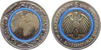 Deutschland - BRD 5 Euro Blauer Planet Erde - mit blauem Polymerring -