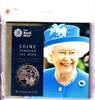 Großbritannien 5 Pound Saphier Jubliläum von Königin Elisabeth II. -