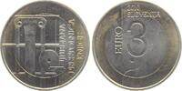 Slowenien 3 Euro Ljubljana Weltbuchhauptstadt - Säulen des Lesesaals -