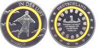 Deutschland - BRD Silbermedaille In der Luft - Wingsuit - mit Echtheitszertifikat -