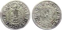 2 Kreuzer - 1/2 Batzen 1630 Bayern Kurfüst Maximilian I. (1598-1651) vz