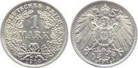 Deutsches Kaiserreich 1 Mark 1 Silbermark mit froßem Adler -