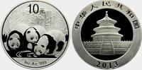 China 10 Yuan 1 Silberunze - Panda -