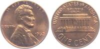 USA 1962 1 Cent - Lincoln Memorial unc. - min. fleckig