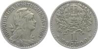 Portugal 1 Escudo Frauenkopf -