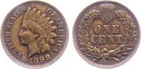 USA 1 Cent 1898 Indian Head (1859-1909) ss+