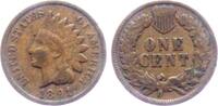 USA 1 Cent 1891 Indian Head (1859-1909) ss