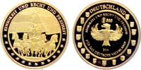 Deutschland Goldmedaille 2016 Brandeburger Tor mit Quadriga PP in Kapsel mit Echtheitszertifikat