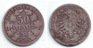 Kaiserreich 50 Pfennig 50 Pfennig kleiner Adler