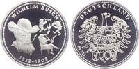 Deutschland - BRD Silbermedaille Wilhelm Busch - Schriftsteller - Aus der Serie Die größten Deutschen -