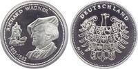 Deutschland - BRD Silbermedaille Komponist Richard Wagner - Aus der Serie Die größten Deutschen -
