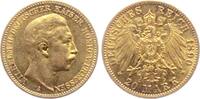 20 Mark 1890 A Preussen - Kaiserreich Kaiser Wilhelm II. (1888-1918) f.vz