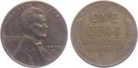 USA 1958 D 1 Cent - Lincoln Wheat ss-vz
