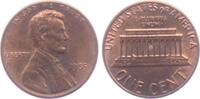 USA 1985 1 Cent - Lincoln Memorial unc - fleckig