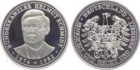 Deutschland - BRD Silbermedaille Bundeskanzler Helmut Schmidt (1974-1982) - mit MDM-Echtheitszertifikat -