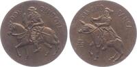 Spanien Medaille Don Quijote zu Pferd und Sancho Pansa auf Esel -