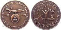 Europa Medaille European Shrine Club - Freimaurer - 25 Jahre - Kinder -