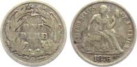 USA 1876 1 Dime - Sitzende Liberty s