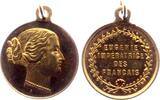 Frankreich Medaille Napoleon III. (1852-1870) - Kaiserin Eugenie mit Blick nach rechts -