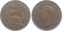Großbritannien 1 penny George VI. (1936 - 1952) - sitzende Britannia -
