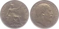 Großbritannien 1/2 Penny Edward VII. (1901-1910) - sitzende Britannia -