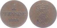 Bayern 1 Pfennig Ludwig I. (1825-1848) -