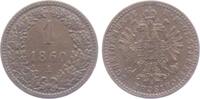 1 Kreuzer 1860 A Österreich Kaiser Franz Joseph (1848 - 1916) f.st
