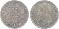 50 Centimes 1859 A - Paris Frankreich Napoleon III. (1852-1870) vz