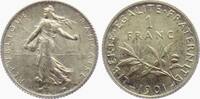 1 Franc 1901 Frankreich Säerin vz/st