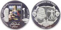 Deutschland - BRD Medaille ohne Jahr Leonardo da Vinci - Madonna mit Nelke PP - farbig in Kapsel